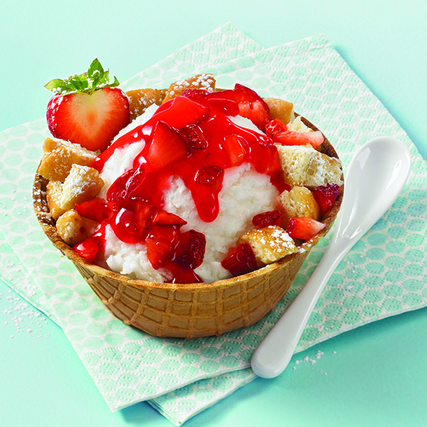 Jelly Donut Ice Cream Bowl