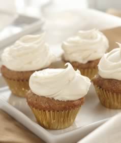 Mini Carrot Cupcakes with Cream Cheese Icing