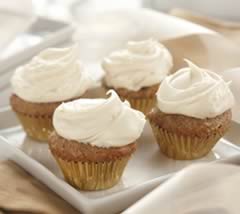 Mini Carrot Cupcakes with Cream Cheese Icing
