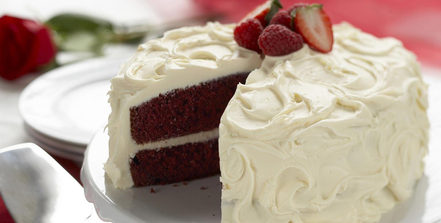 Gâteau de velours rouge