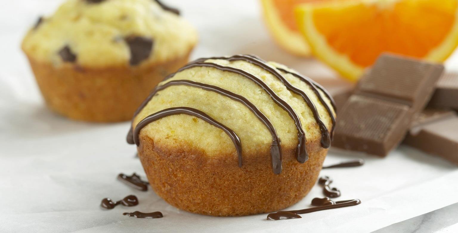 Voir la recette - Muffins au chocolat et à l'orange