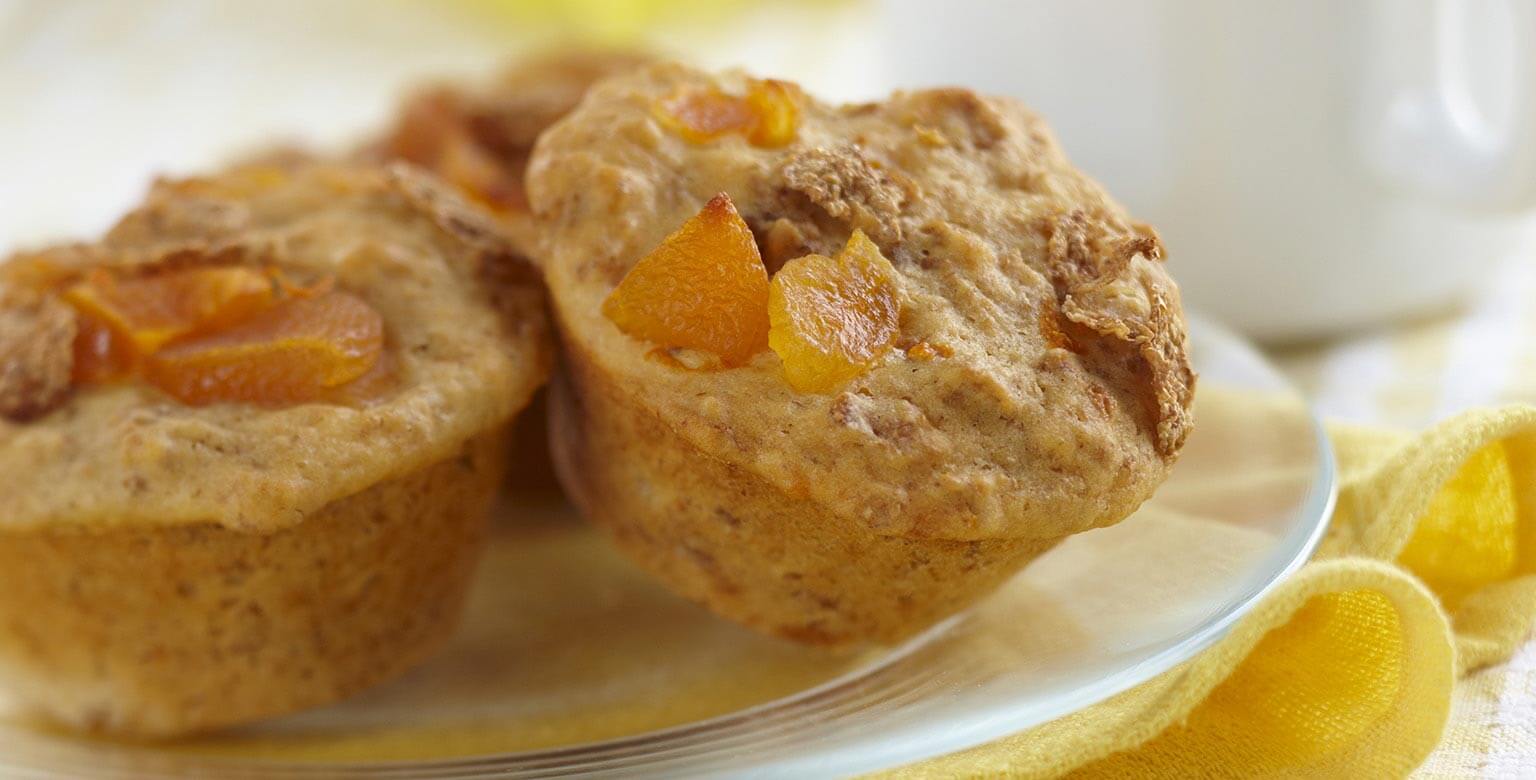 Voir la recette - Muffins aux abricots Bonne journée