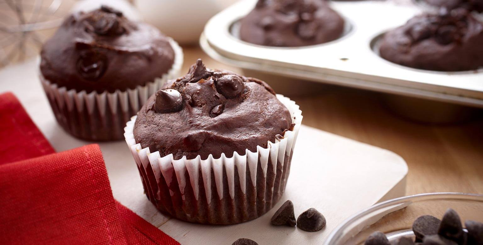 Muffins aux deux chocolats