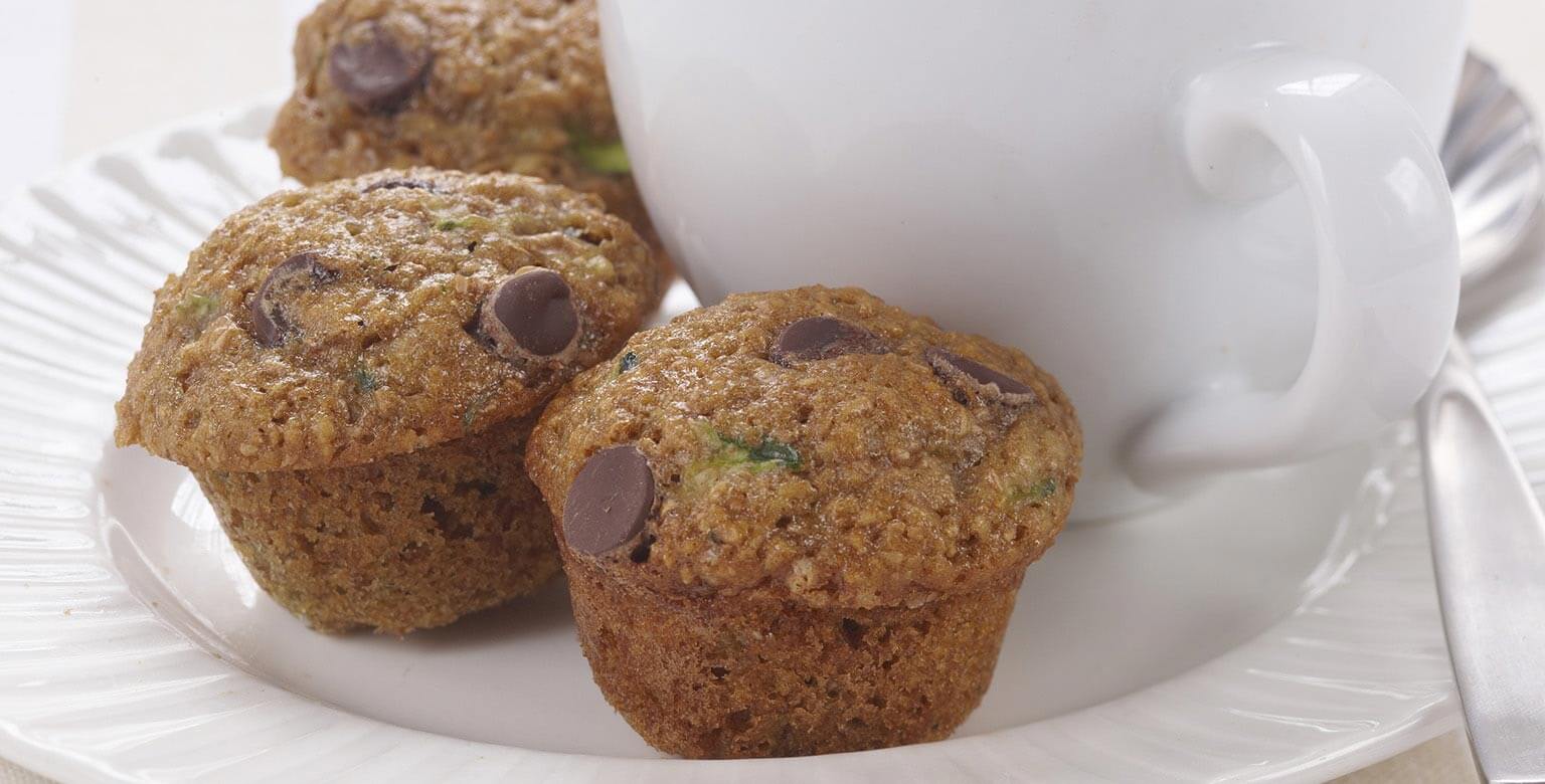 Voir la recette - Muffins miniatures aux courgettes