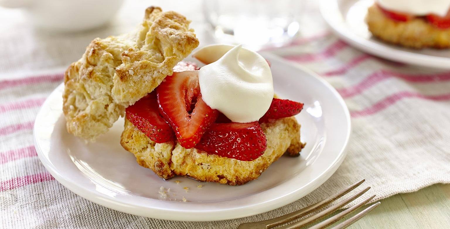 Voir la recette - Shortcake aux fraises à l’ancienne